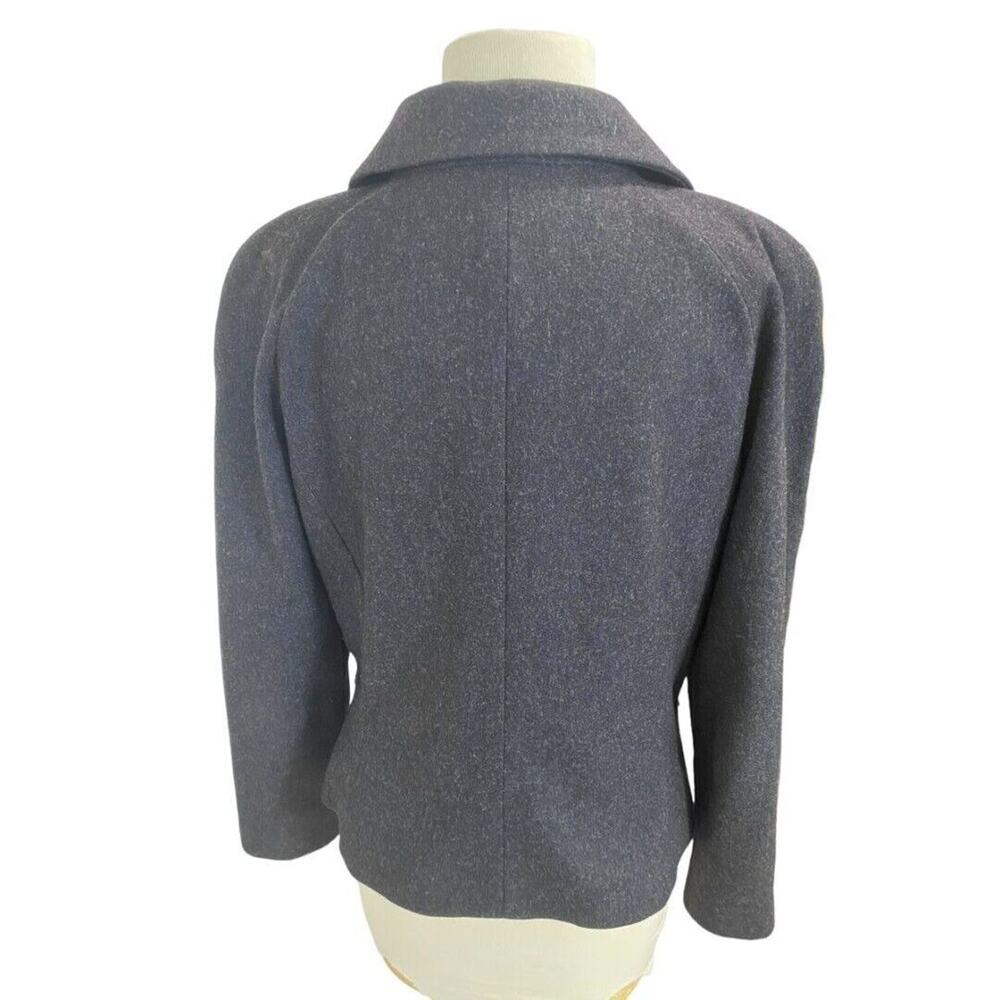 10 Logic August Silk Wool Cashmere Blend Business Jacket Career - Picture 3 of 8